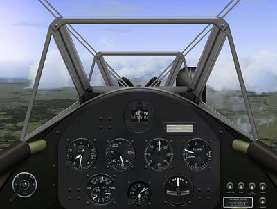 Stearman Kaydet cockpit