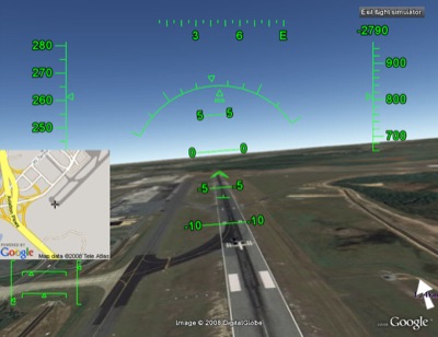 Google Earth Flight Simulator (2007)