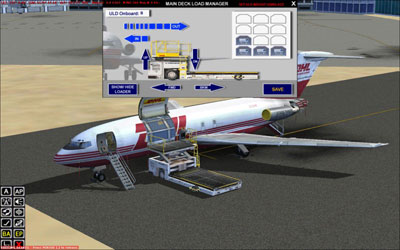 DHL Cargo 727 with the side cargo door open and loaded