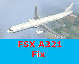 Default A321 for FSX with fixes and updates