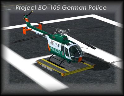 Project BO-105 German Police Helicopter