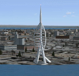 Portsmouth Spinnaker Tower Scenery for Microsoft Flight Simulator X