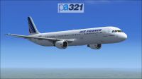 Air France Airbus A321-211 in flight.