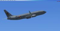 Alaska Airlines Boeing 737-800 in flight.