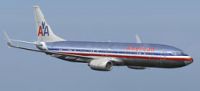 American Airlines Boeing 737-800 in flight.