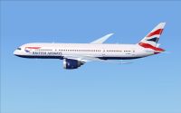 British Airways Boeing 787-8 in flight.