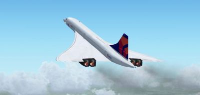 Delta Airlines BAe Concorde X.