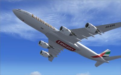Emirates Airlines Airbus A340-451.