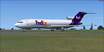 FedEx Boeing 727-200C on runway.