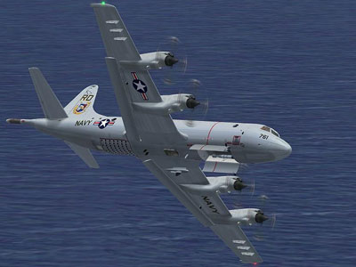 P-3C Orion over ocean