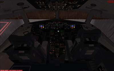 Flight deck on MD-11