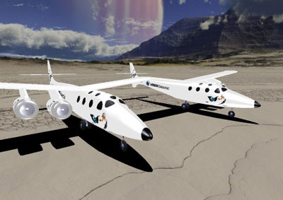 Virgin SpaceShipOne in PRE Flight RC Simulator