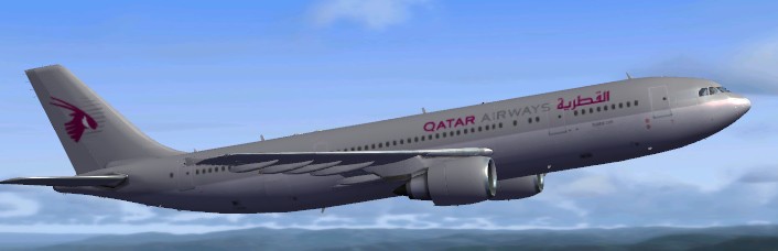 Qatar Airways Airbus A300-600R for FSX