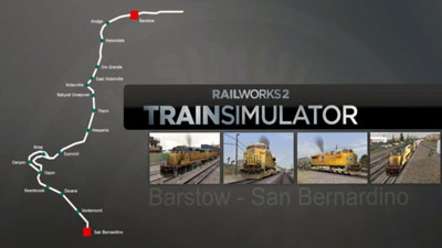 Route selection screen