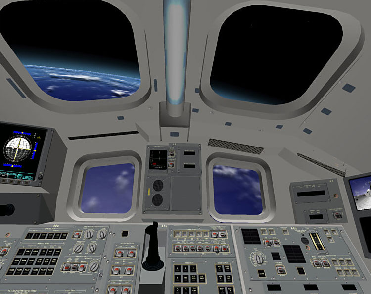 schematic of space shuttle cockpit schematic