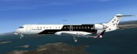 Star Alliance Bombardier CRJ-700 in flight.