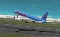 Thomson Airways Boeing 757-200W taking off.