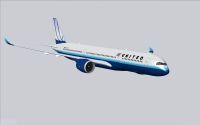 United Airlines Airbus A350-900 XWB.