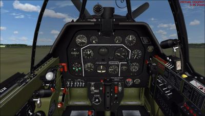 Cockpit of Mustang