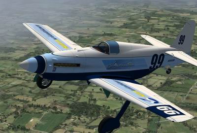 Screenshot of Martin-Baker MB.5 in flight.