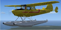 Screenshot of Cessna L-19D with floats.