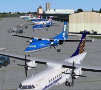 Screenshot of London City Airport, UK.