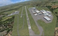 Aerial view of Lanseria International Airport.