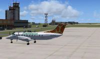 Screenshot of Lusaka International Airport.