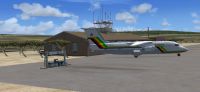 Kariba Airport scenery.
