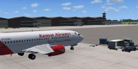 Screenshot of Moi International Airport, Mombasa.