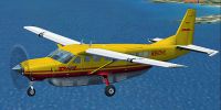 Screenshot of DHL Cessna C208B Grand Caravan in flight.