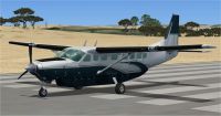 Screenshot of Executive Cessna C208B on runway.