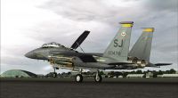 Screenshot of the F-15 Eagle by MilViz.