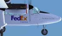 Screenshot of Fedex DeHavilland DHC-6 Srs300 in flight.