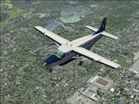 Screenshot of Linear Air Cessna 208 in flight.