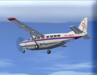 Screenshot of MAF Cessna 208B in flight.