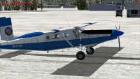 Screenshot of Montana Freight Handlers PC-6 Porter on the ground.