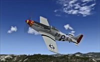 Screenshot of P-51 Racer Old Crow in flight.