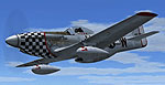 Screenshot of P-51D 'Twilight Tear' in flight.