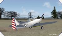 Screenshot of US Army Air Corps PT-26 on the ground.