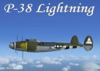 Screenshot of US Army P-38 Lightning in flight.