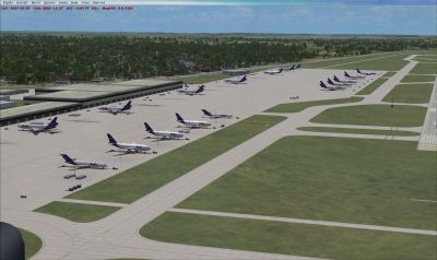 Screenshot of Indianapolis International Airport, Indiana.