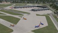 View of Chicago Midway International Airport.