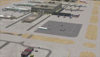 Aerial view of Phoenix Sky Harbor International Airport.