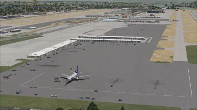 View of Phoenix Sky Harbor International Airport.