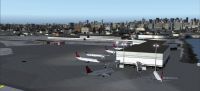 View of LaGuardia Airport scenery.