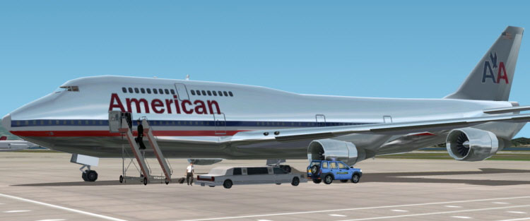 American Airlines Boeing 747-400 for FS2004