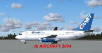 Screenshot of Canjet Boeing 737-200 on the ground.