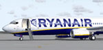Screenshot of Ryanair Boeing 737-8AS on the ground.