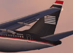 Screenshot of US Airways Boeing 767-200(ER) tail decal.